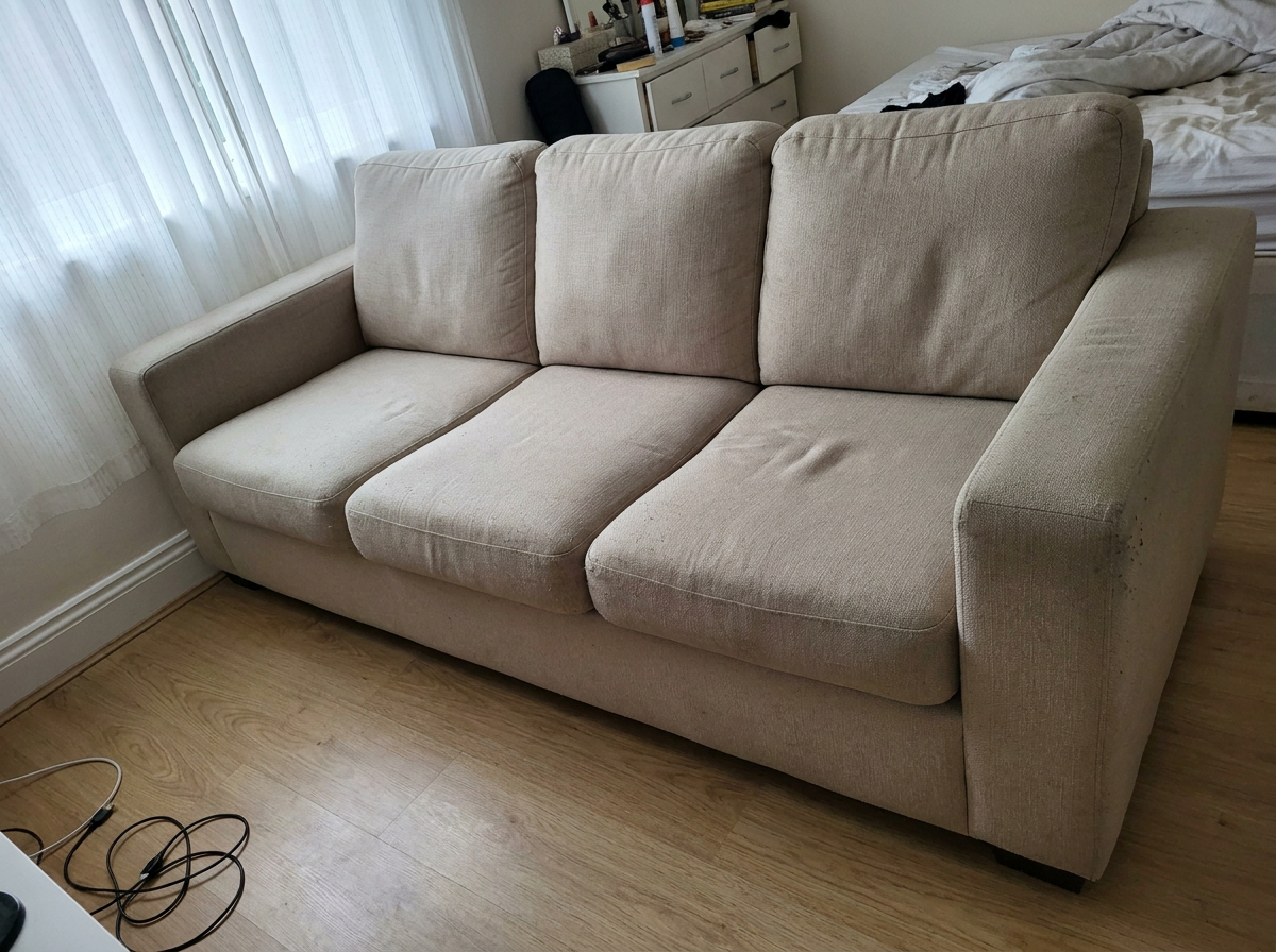 Sofá 3-4 plazas beige