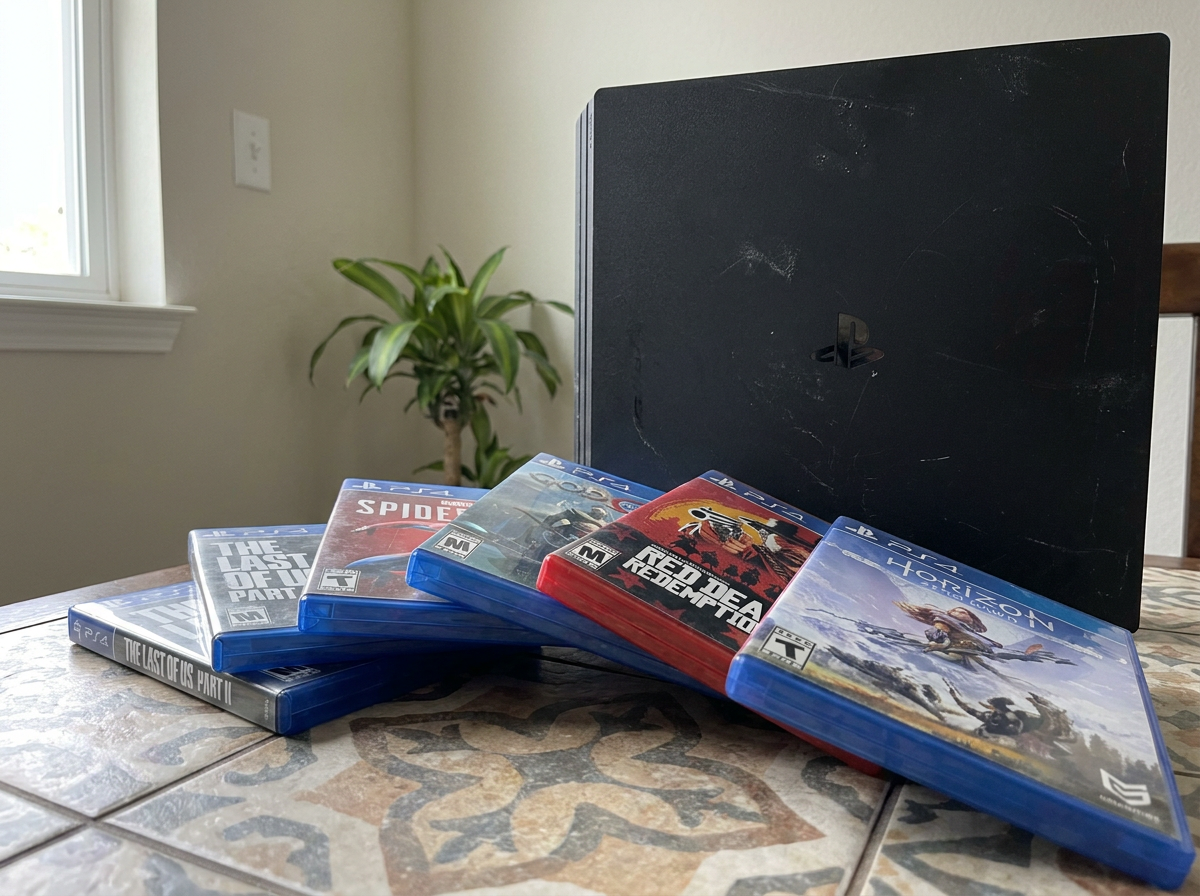 Playstation 4 Pro (1TB) + 5 Juegos