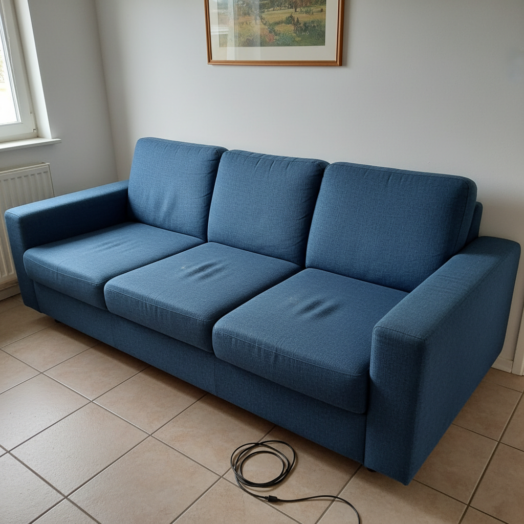 Sofá modular Ikea ESKILSTUNA azul.